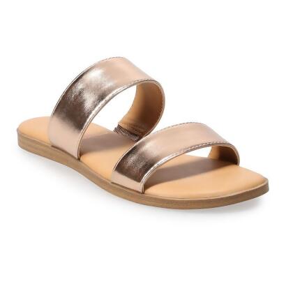 lc lauren conrad emeliah women's strappy sandals