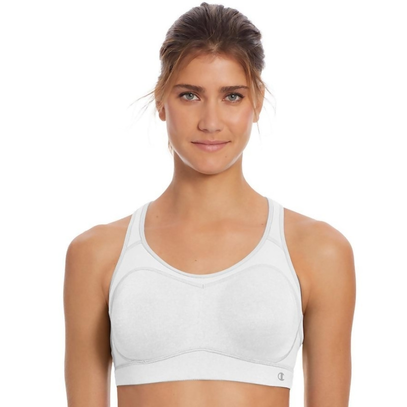white high impact sports bra