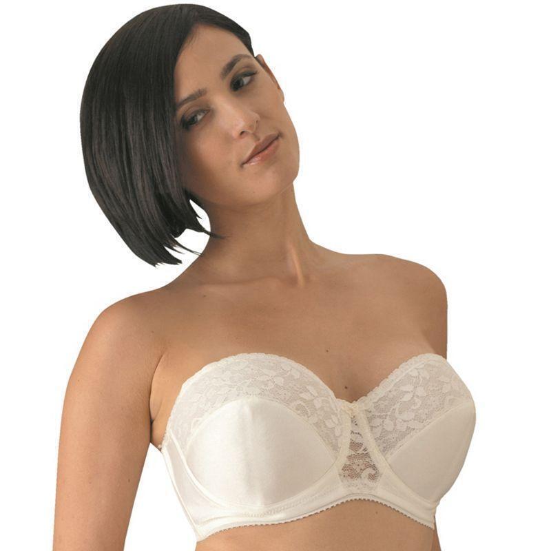 lace strapless bra