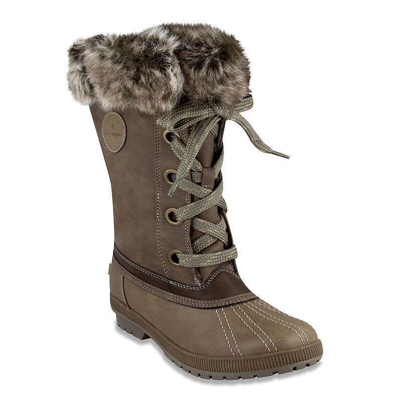 womens duck boots at kohls