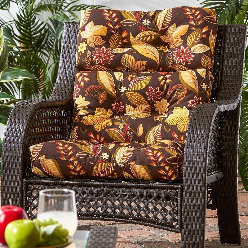 Greendale Home Fashions Outdoor High Back Chair Cushion Brown From Kohl S At Shop Com