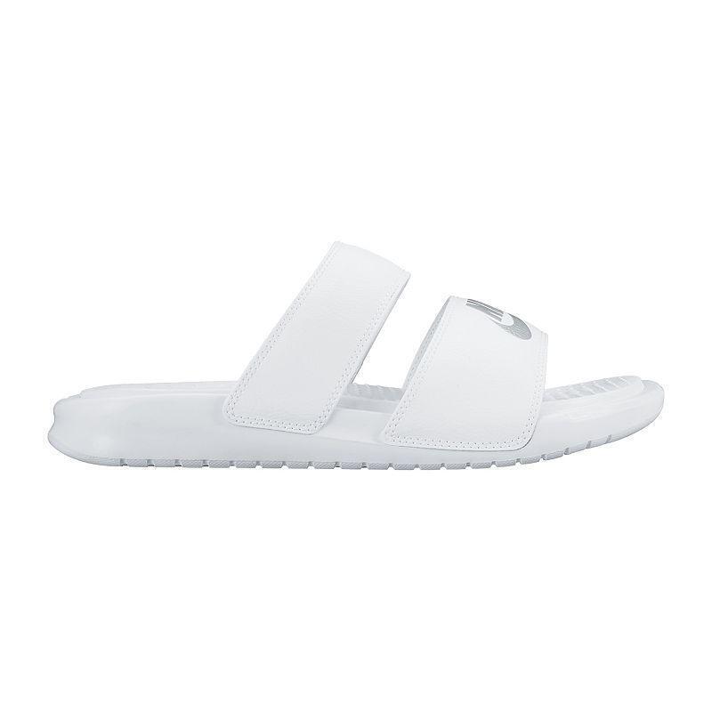 nike benassi duo white