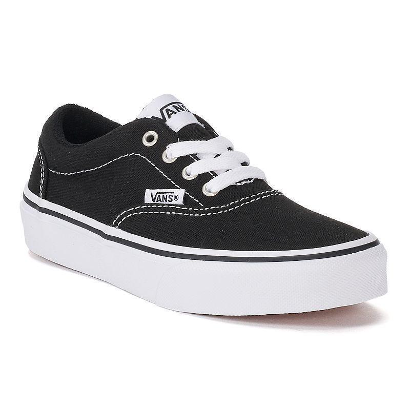 black vans shoes size 3