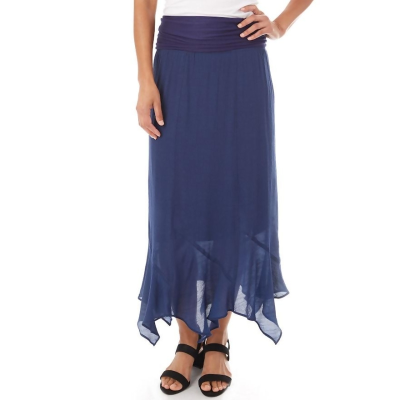 Women's Apt. 9® Handkerchief Hem Maxi Skirt, Size Medium