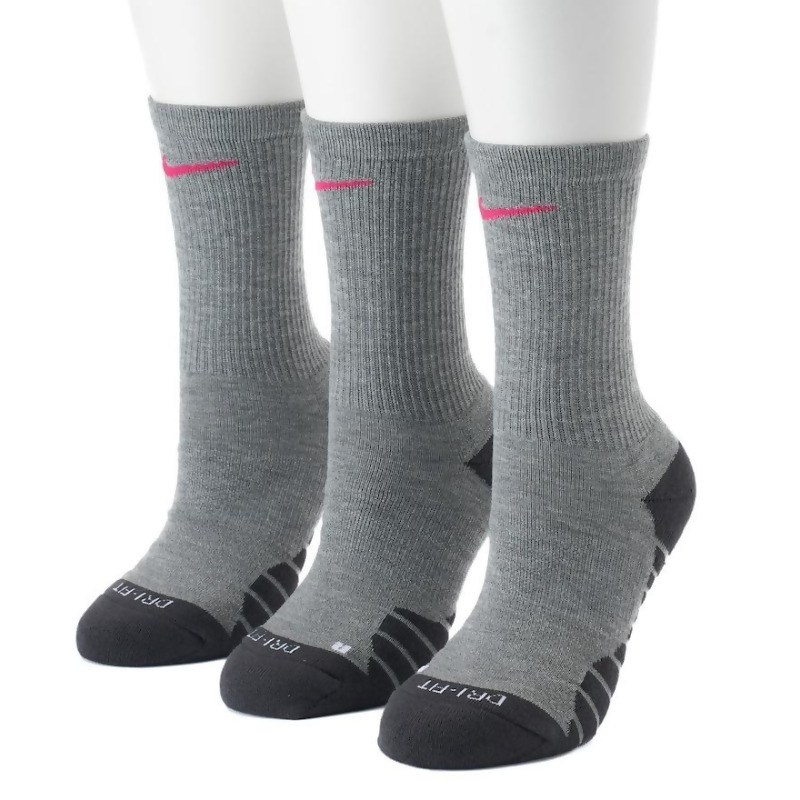 Nike 3-pk. Dri-Fit Cushioned Crew Socks 