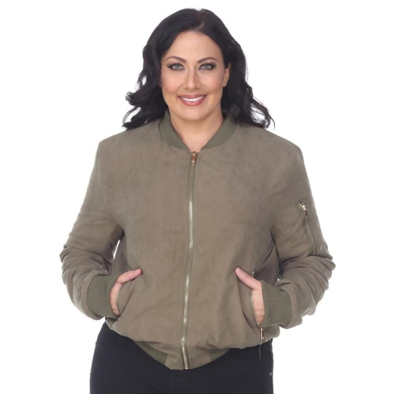 dark green bomber jacket womens