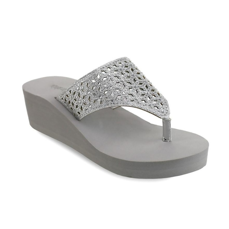 kohls white wedge sandals