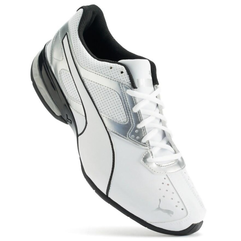 puma tazon white sports shoes