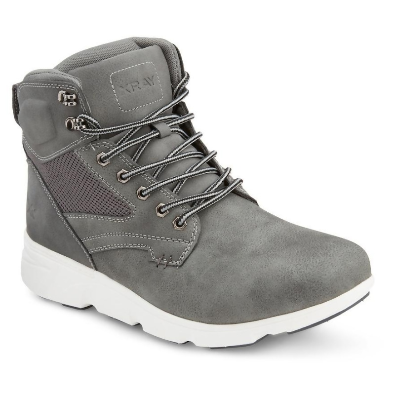 grey sneaker boots