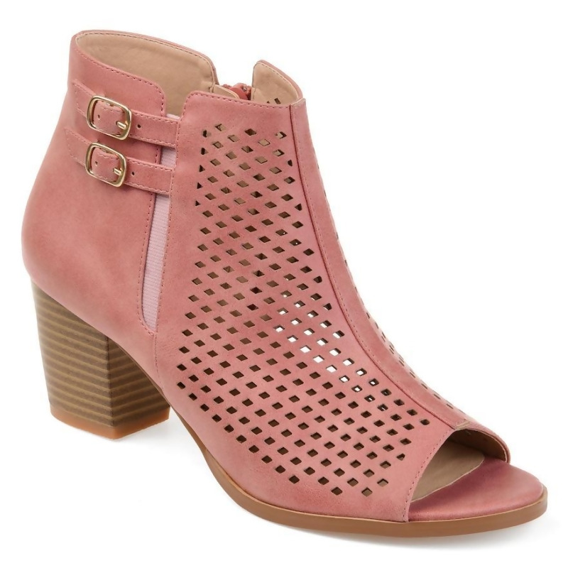 kohls red ankle boots