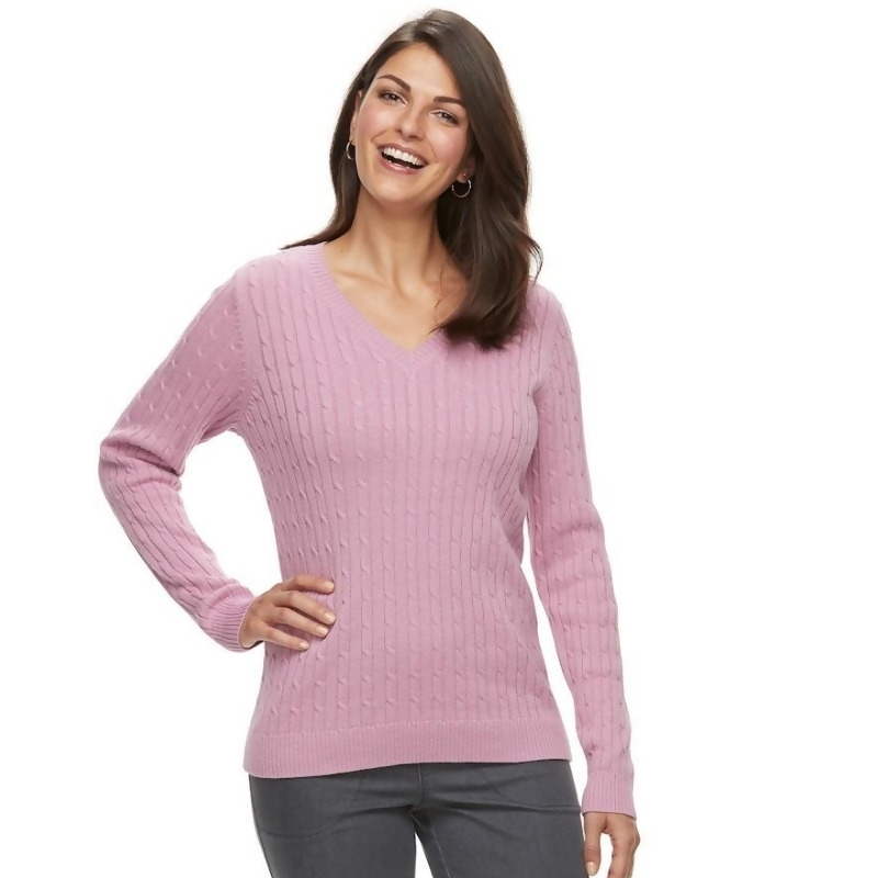 kohls womens petite sweaters