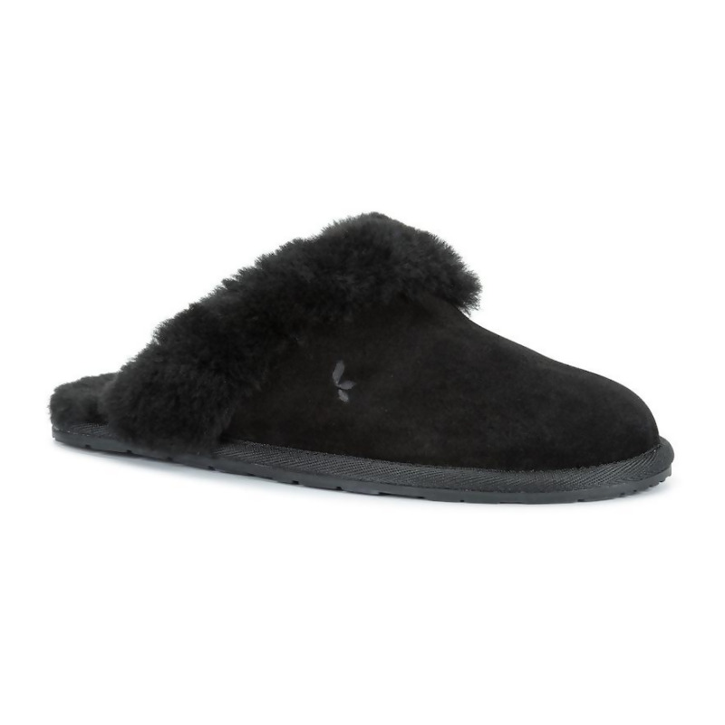 black ugg slippers size 5