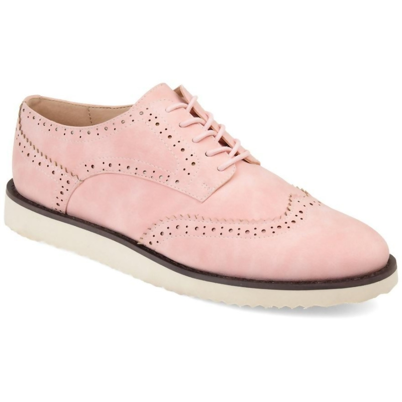 pink platform loafers