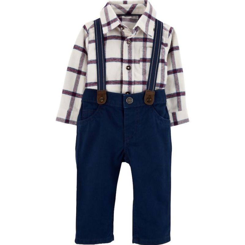 jeans with suspenders for baby boy