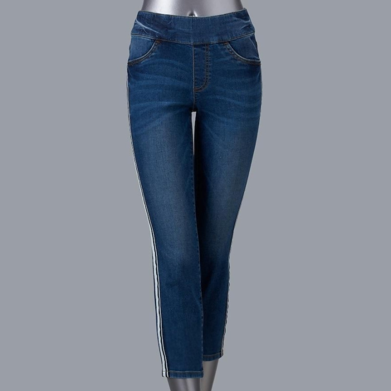 vera wang pull on jeans