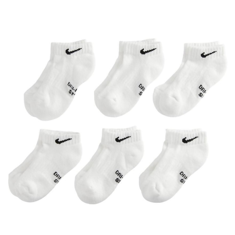 white nike socks size 4