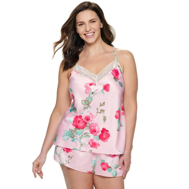 women's plus size satin camisoles