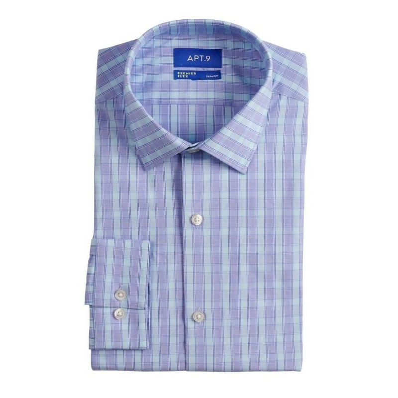 apt 9 premier flex slim fit dress shirt