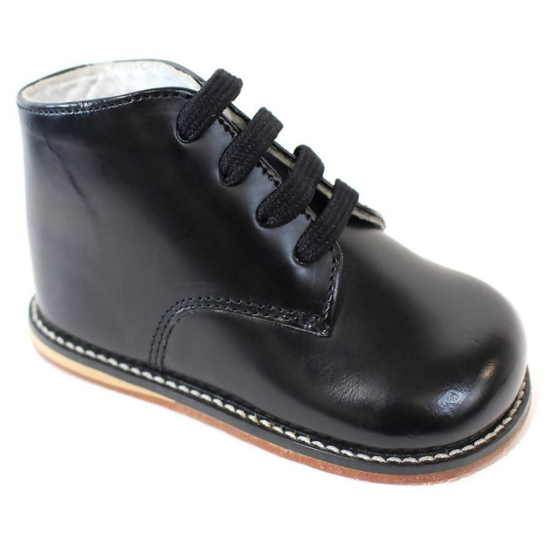 infant black boots