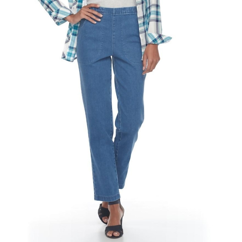 croft and barrow classic pull on jeans