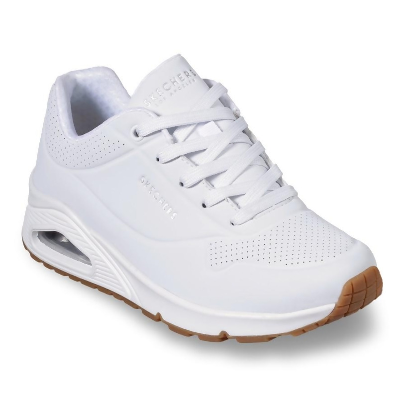 skechers uno stand on air white