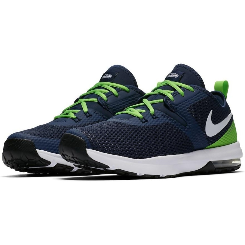 nike blue and neon green shoes