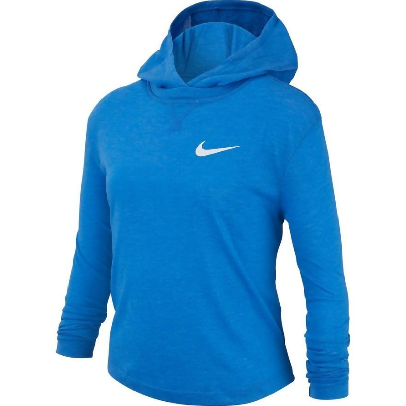 girls blue nike hoodie
