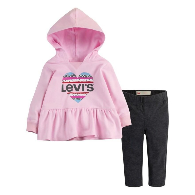 pink levis hoodie