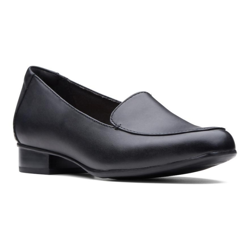 Clarks Juliet Lora Women�s Loafers, Size 6 Wide, Black