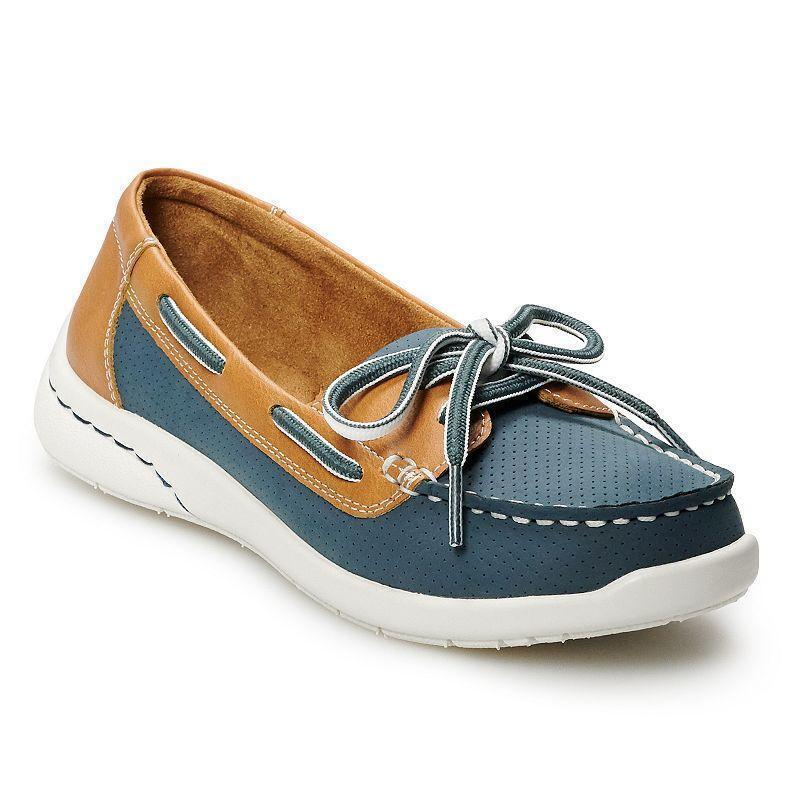 Croft & Barrow Adagio Women�s Boat Shoes, Size 9, Blue Croft & Barrow Adagio Women�s Boat Shoes, Size 9, Blue