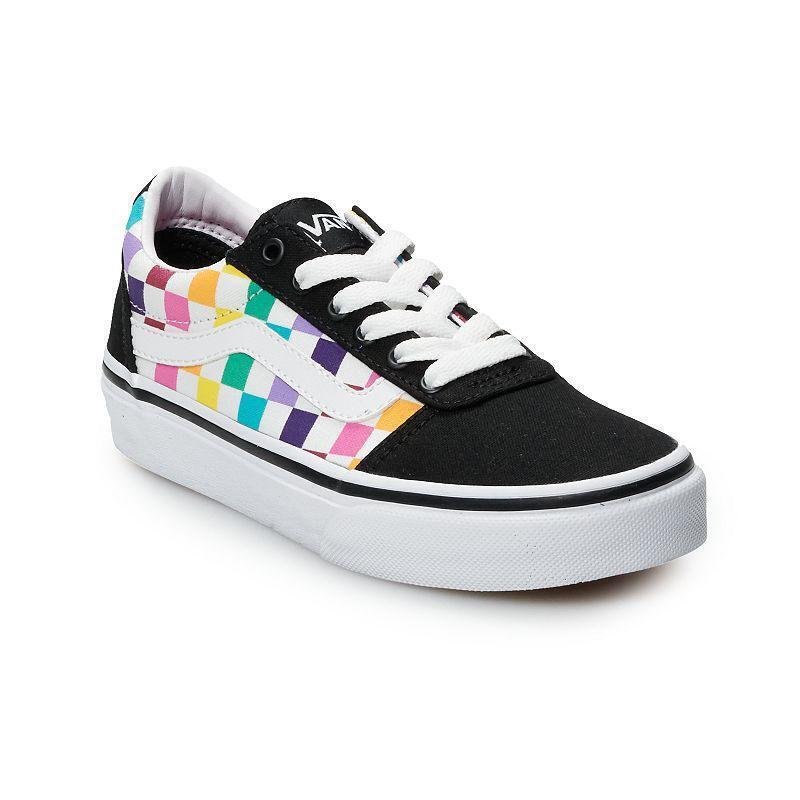 vans checkered shoes for girls
