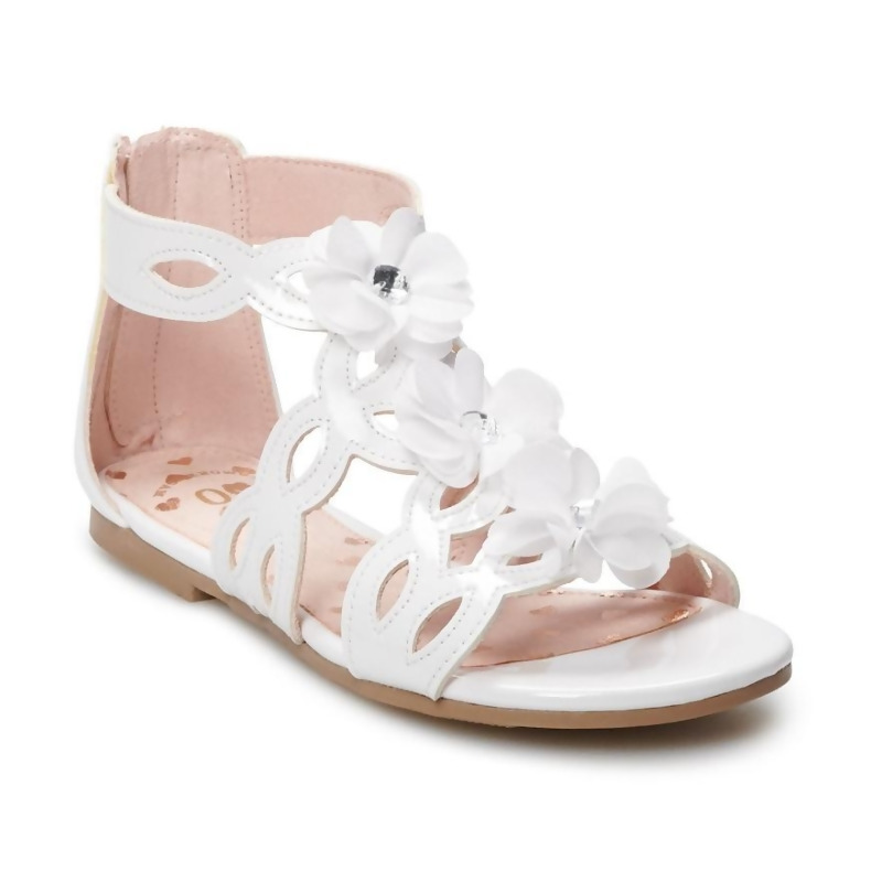 white sandals size 5