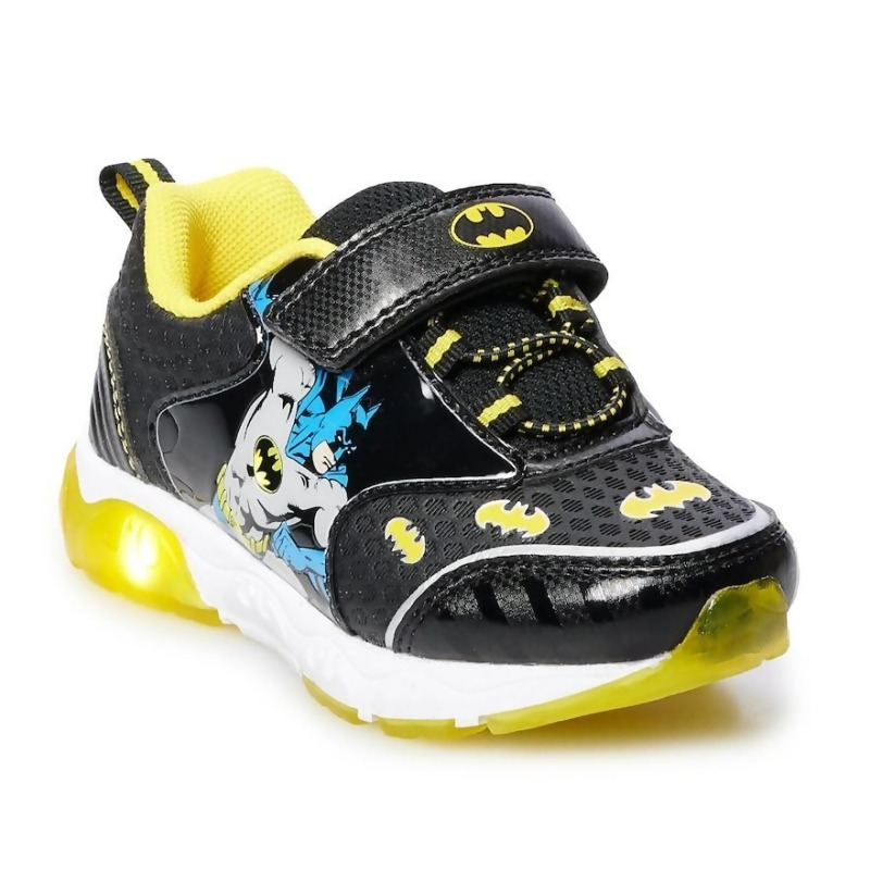 DC Comics Batman Toddler Boys' Light Up Shoes, Toddler Boy ...