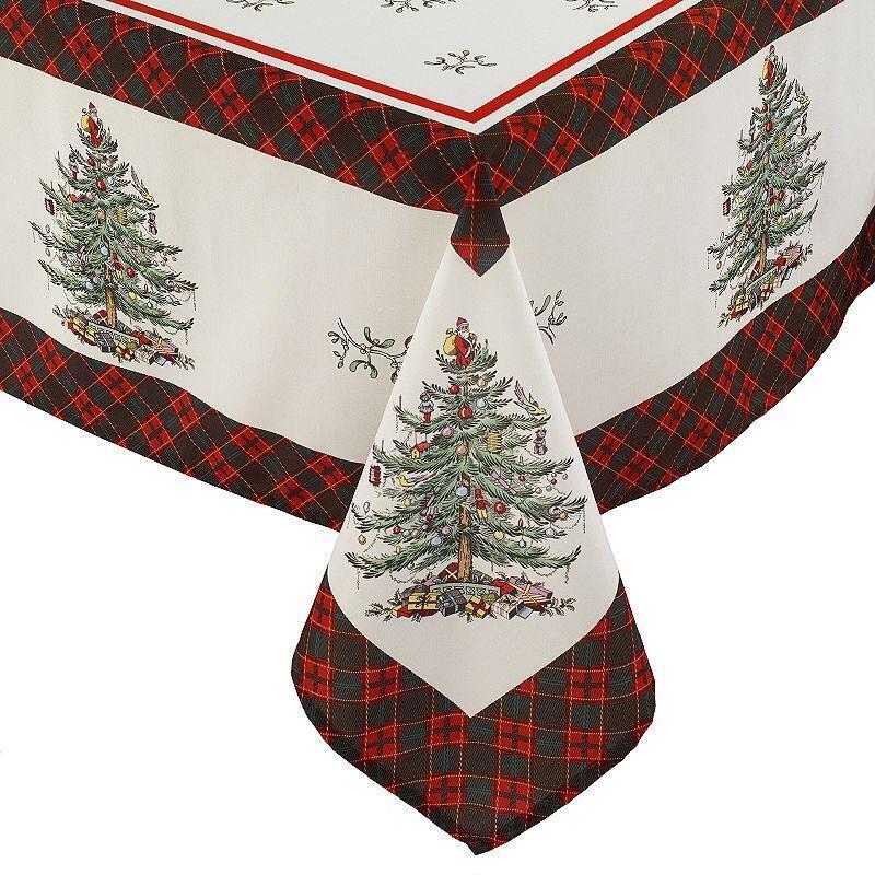 Christmas Tree Shop Vinyl Tablecloth Christmas Woodland Gloss Vinyl Coated Tablecloth 15