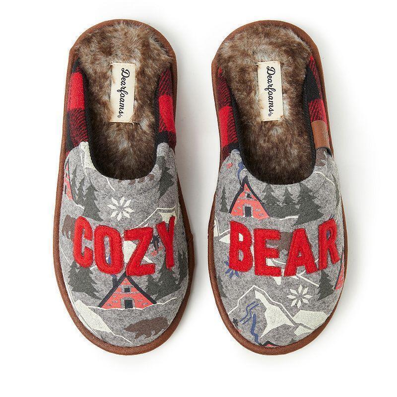 dearfoam mens slippers kohls