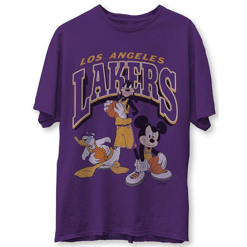 Men's Junk Food Purple Los Angeles Lakers Disney Mickey ...