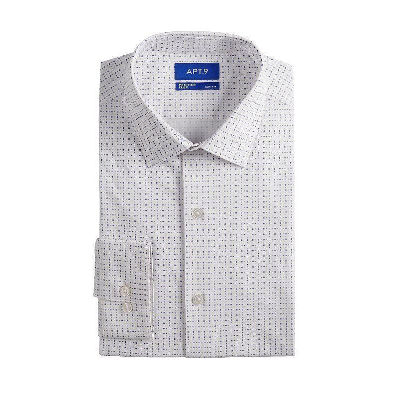 apt 9 white dress shirt