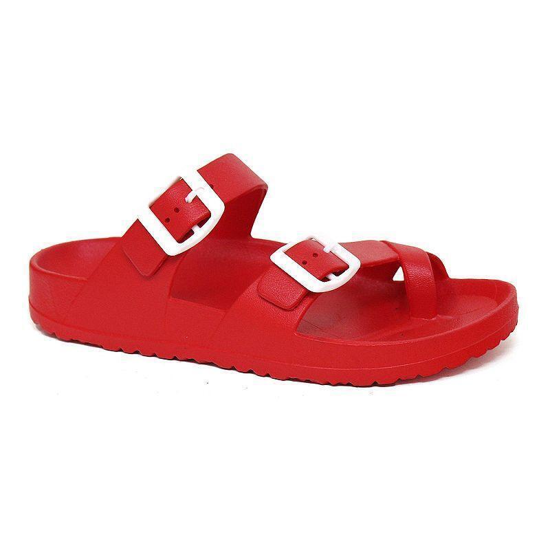 kohl's red sandals