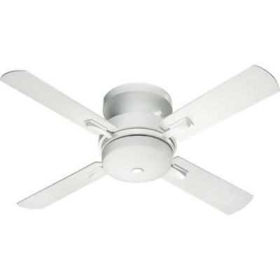 Davenport Three Light Studio White 52 Inch Ceiling Fan From