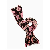 Kate Spade Dreamy Floral Oblong Scarf, Black Kate Spade Dreamy Floral Oblong Scarf, Black
