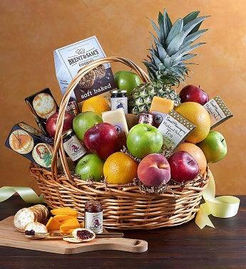 Deluxe Fruit Gourmet Basket Extra Large From 1800flowers Com At Shop Com