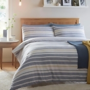 Home Collection - Blue Woven Striped 'Coastal Stripe' Bedding Set Home Collection - Blue Woven Striped 'Coastal Stripe' Bedding Set