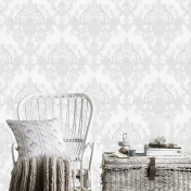Superfresco Easy - Silver Venetian Damask Wallpaper Superfresco Easy - Silver Venetian Damask Wallpaper