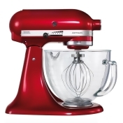 KitchenAid - Artisan' Candy Apple 4.8L Stand Mixer With Glass Bowl Ksm156bca KitchenAid - Artisan' Candy Apple 4.8L Stand Mixer With Glass Bowl Ksm156bca