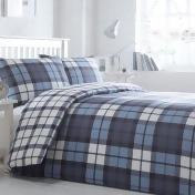 Home Collection Basics - Blue Checked 'Taunton' Bedding Set Home Collection Basics - Blue Checked 'Taunton' Bedding Set