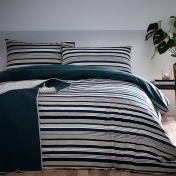 Home Collection - Green 'Dylan' Brushed Cotton Bedding Set Home Collection - Green 'Dylan' Brushed Cotton Bedding Set