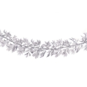 Debenhams - Silver Glitter Cut Out Leaf Garland Debenhams - Silver Glitter Cut Out Leaf Garland