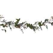 Debenhams - Eucalyptus, Pinecone And White Berry Garland Debenhams - Eucalyptus, Pinecone And White Berry Garland