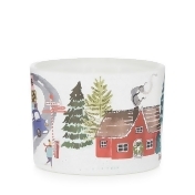 Debenhams - Multicoloured Town Scene Print Christmas Candle Debenhams - Multicoloured Town Scene Print Christmas Candle