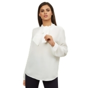James Lakeland - White Bow Neck Shirt James Lakeland - White Bow Neck Shirt